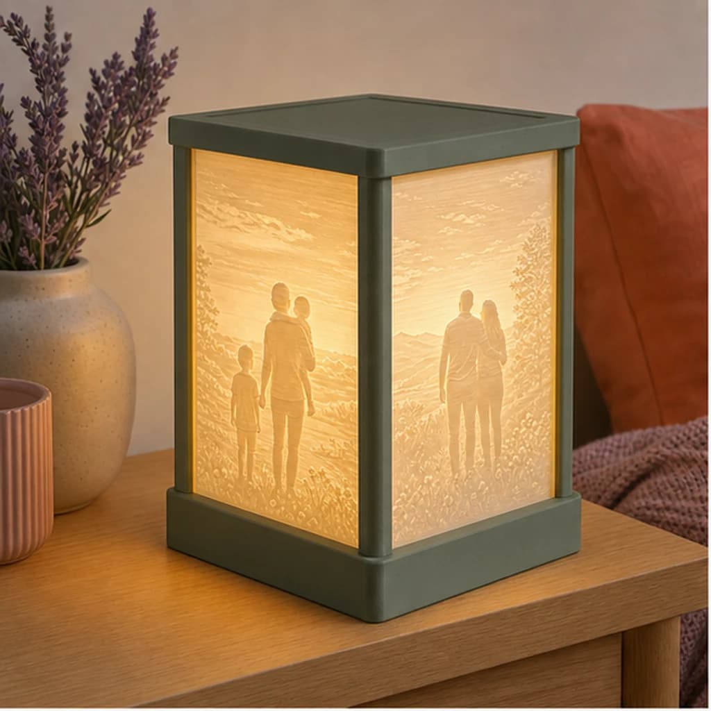 Custom-Photo Lithophane Lamp — product view 1